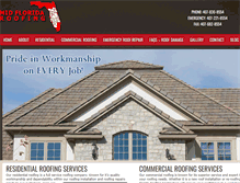 Tablet Screenshot of midfloridaroofing.com